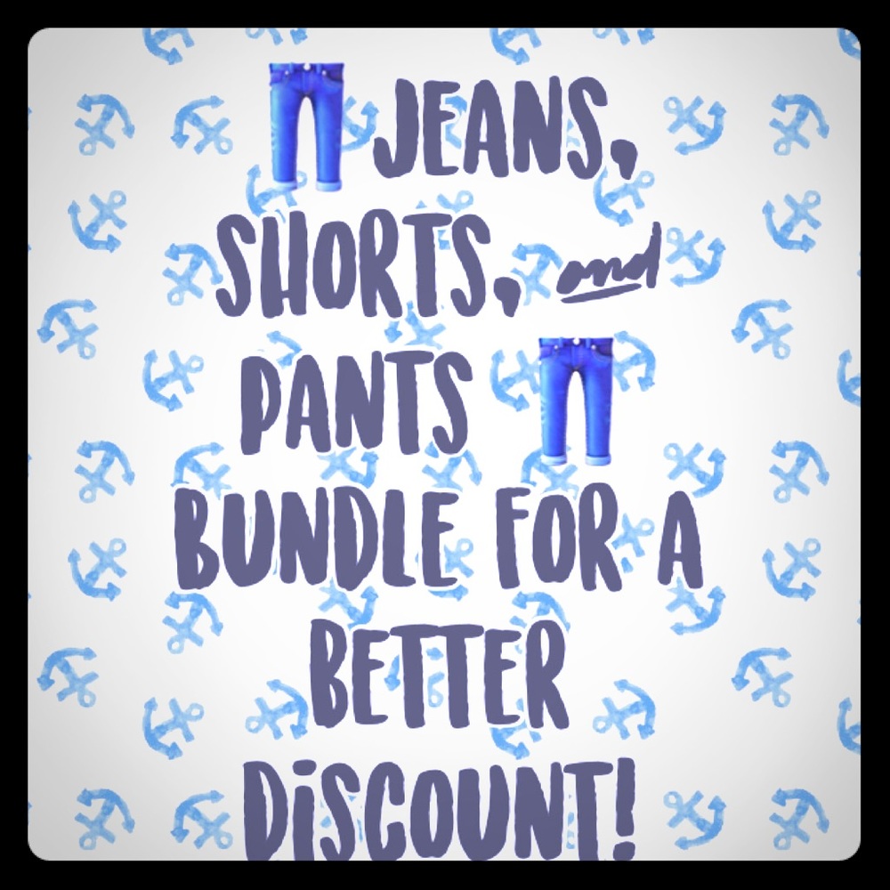 Jeans, pants, & shorts from here!